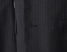 Laden Sie das Bild in den Galerie-Viewer, Dantendorfer Chalk Stripe Anzug Größe 46 - Grau