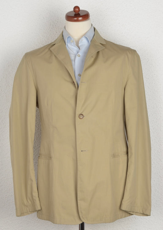 Jil Sander Cotton Jacket Size 52 - Tan