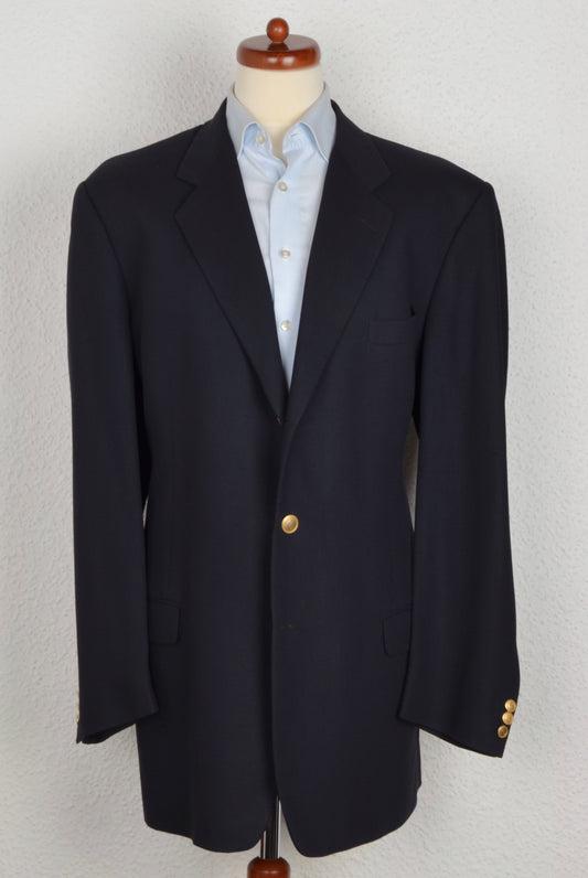 Klassischer Cerruti 1881 Wollblazer Größe 110 - Navy