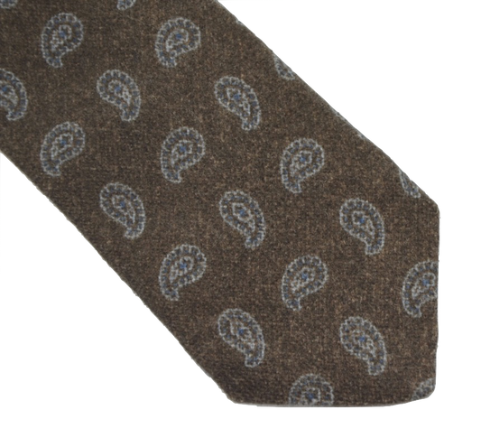 Pure Cashmere Tie by Cornleliani - Paisley