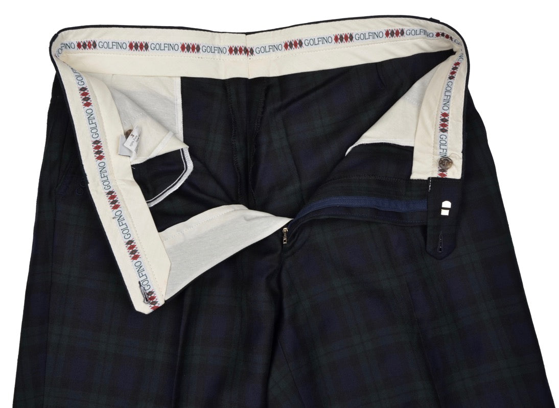 Golfino Wool Pants Size 52 - Blackwatch