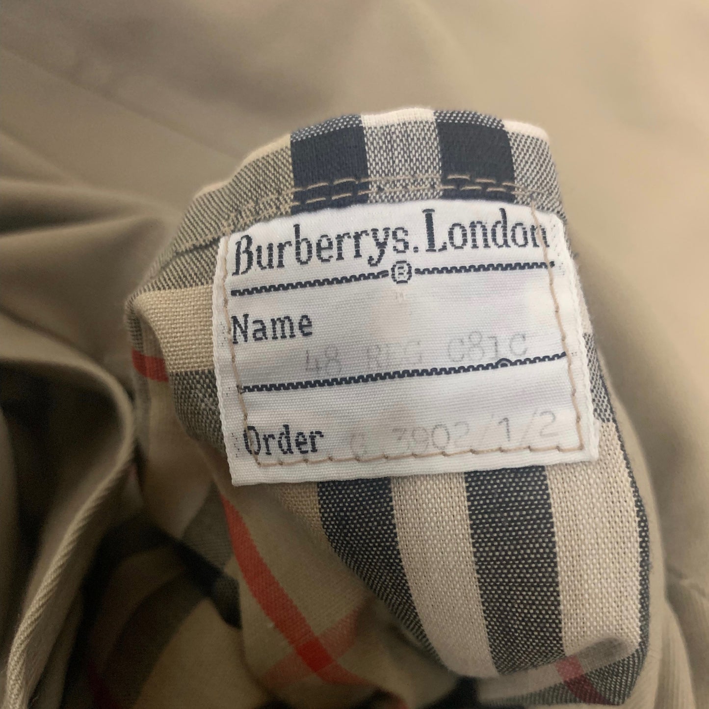 Jahrgang Burberrys Mac/Trench Größe 48 Reg - Hellbraun