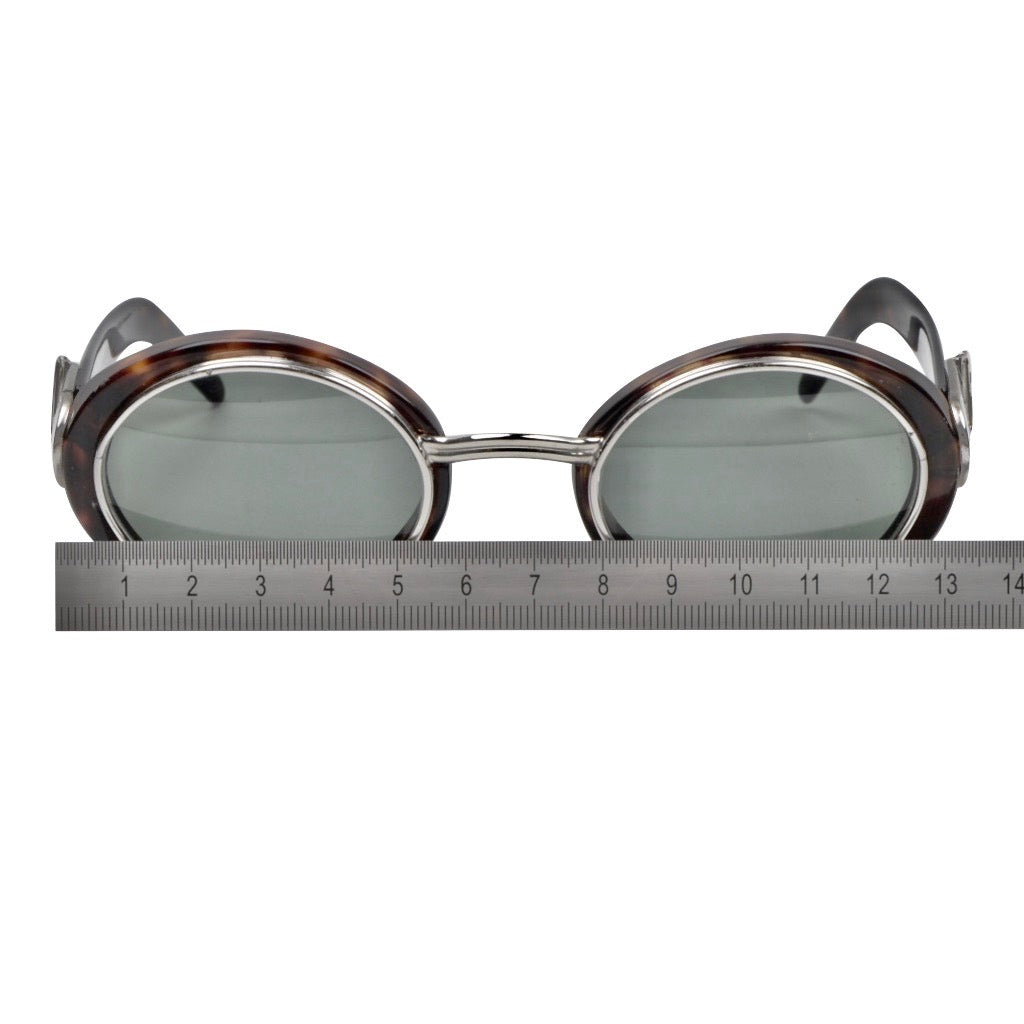Vintage Gianfranco Ferré 327/S Sunglasses - Silver & Tortoiseshell