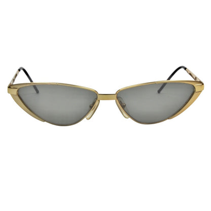 Vintage Gianfranco Ferré Cat Eye Sunglasses - Gold