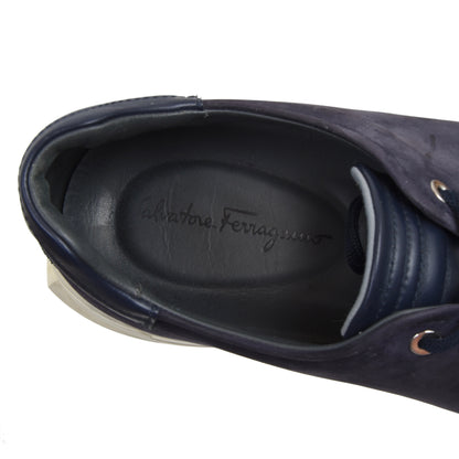 Salvatore Ferragamo Nubuck Turnschuhe Größe 10 - Blau